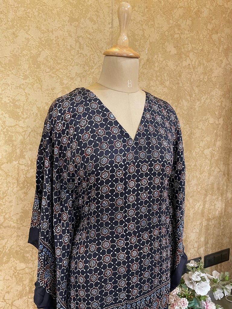 Ajrakh Silk Kaftans 4801
