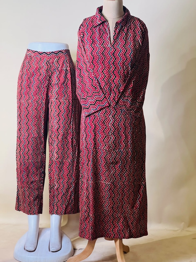 Ajrakh Cotton Coord Sets 5028