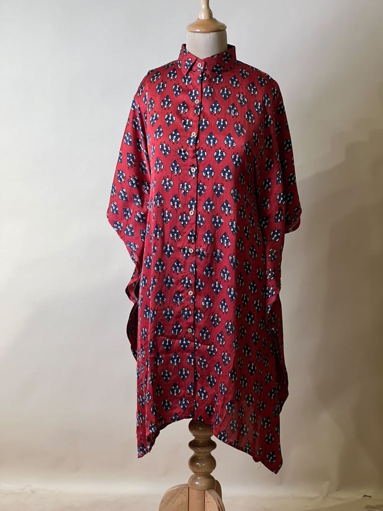 Ajrakh Modal Shirt Kaftans 5015