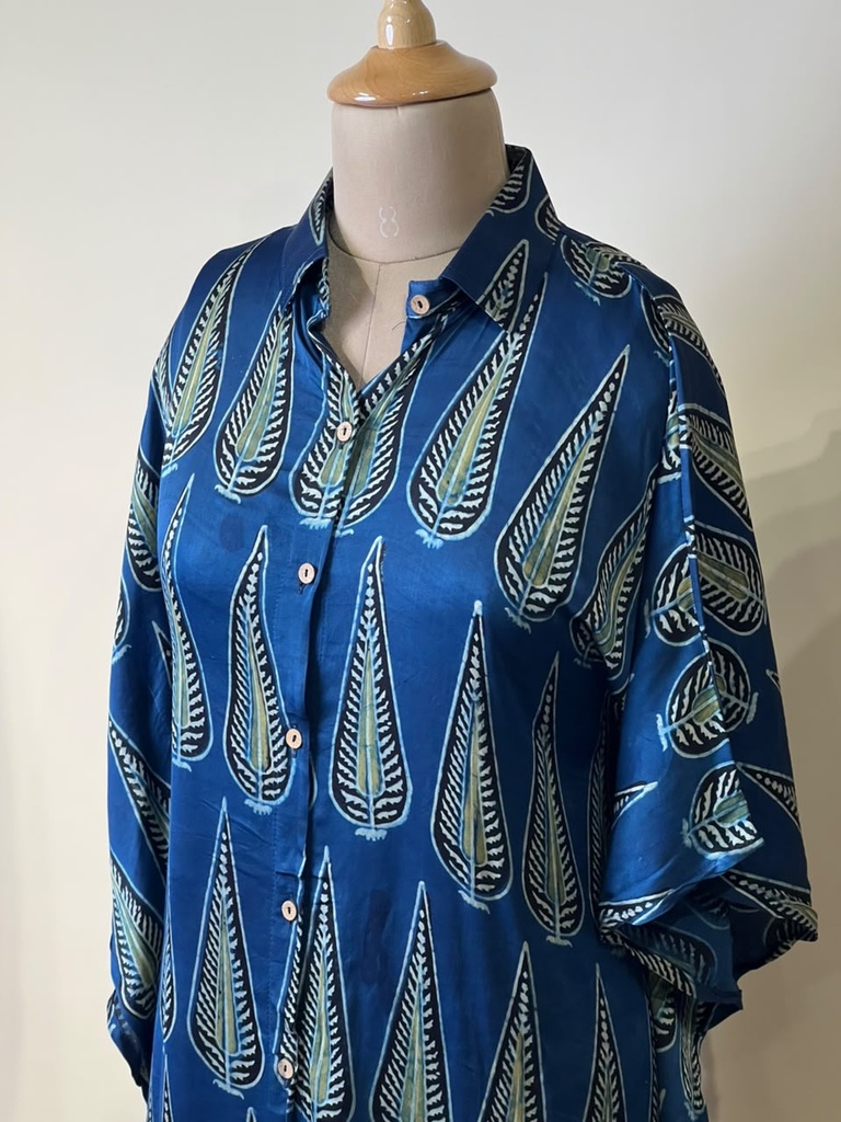 Ajrakh Modal Shirt Kaftans 5015