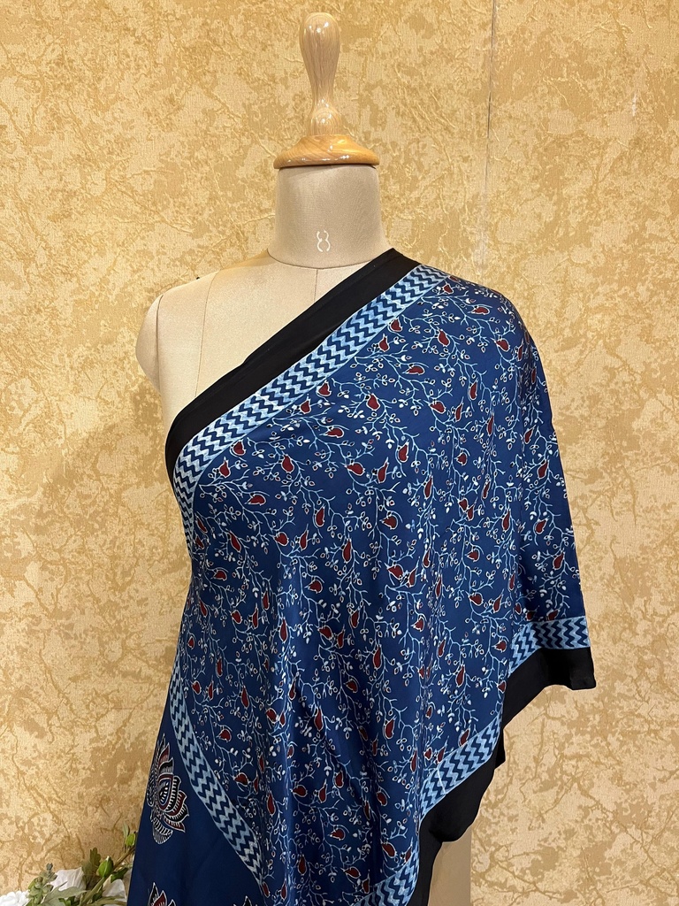 Premium Ajrakh Modal Stoles 5071 