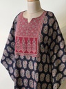 Ajrakh Cotton Kaftans 4802 BLACK 2