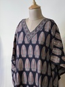 Ajrakh Cotton Kaftans 4802 BLACK 4