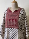 Ajrakh Cotton Kaftans 4802 IVORY 2