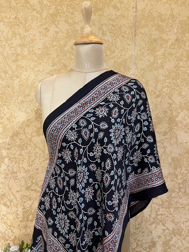 Premium Ajrakh Modal Stoles 5071
