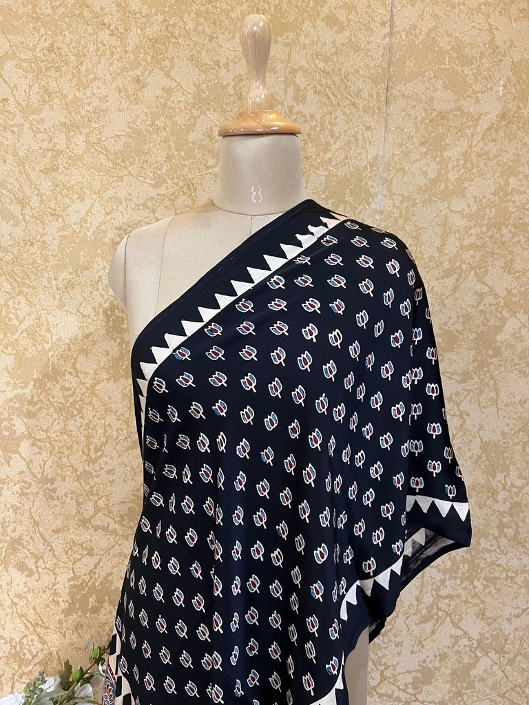 Premium Ajrakh Modal Stoles 5071