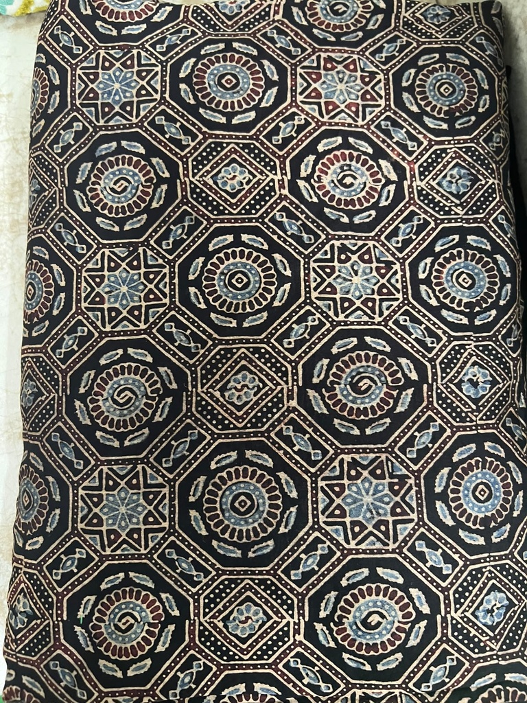Ajrakh Chanderi Sarees 5014