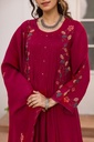 Mul Chanderi kurti sets 4609 MAROON