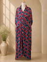 Ajrakh Modal Kaftan Style Dress 4803
