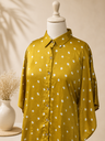 Bandhani Modal Shirt Kaftans 5015 YELLOW