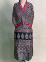 Ajrakh Mashru Silk Kurti 5053 BLACK