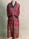 Ajrakh Mashru Silk Kurti 5053