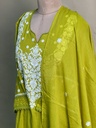 Premium embroidered Kurti Sets 5043 GREEN