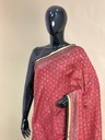 Ajrakh Chanderi Silk Sarees 5028 RED 3