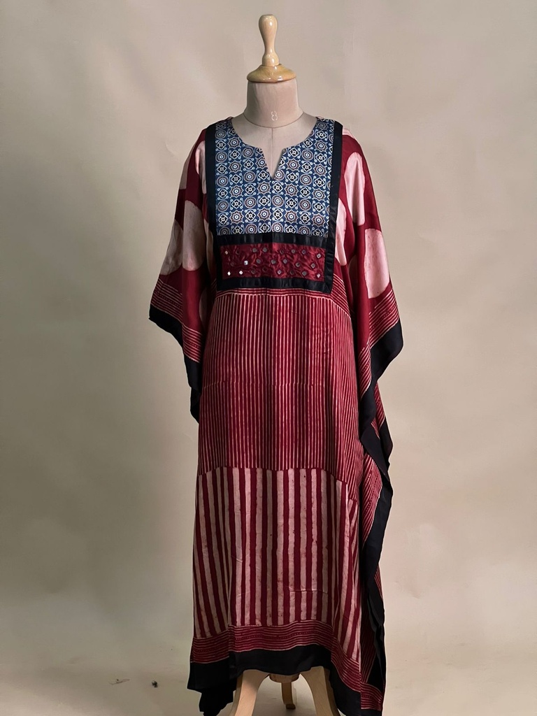 Box pattern modal kaftans 4803