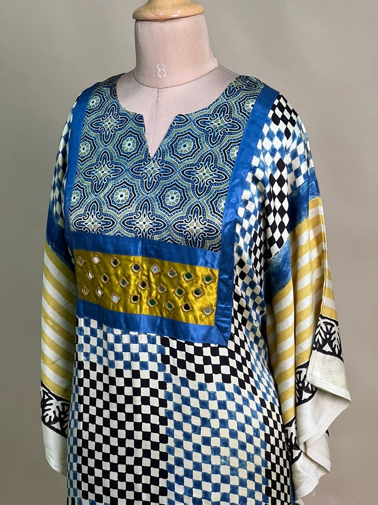 Box pattern modal kaftans 4803