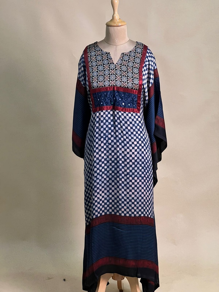 Box pattern modal kaftans 4803