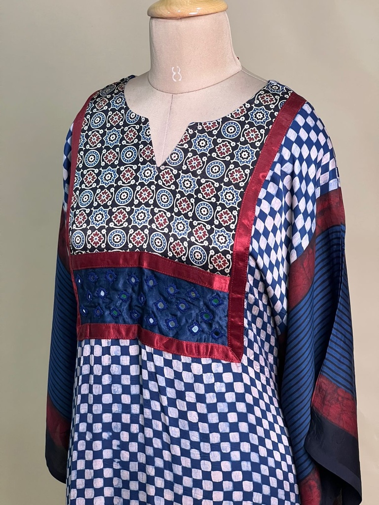 Box pattern modal kaftans 4803