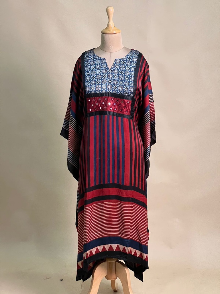 Box pattern modal kaftans 4803