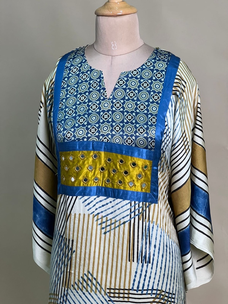 Box pattern modal kaftans 4803