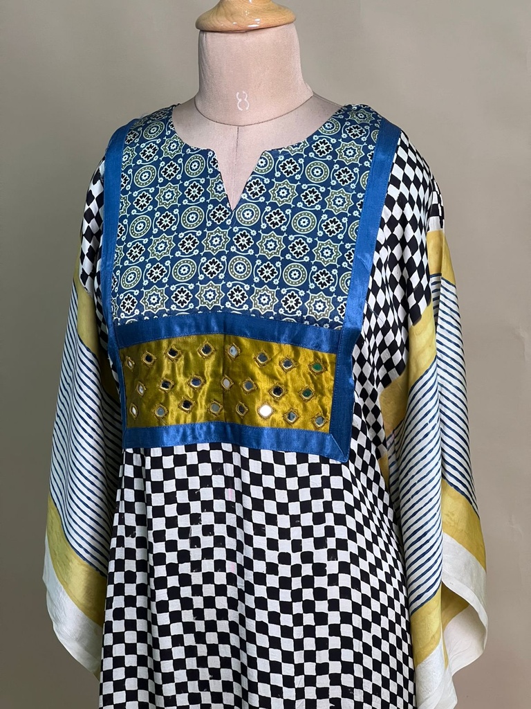 Box pattern modal kaftans 4803