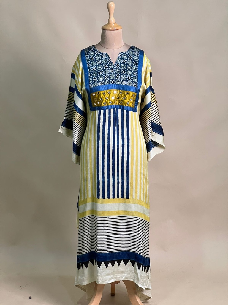 Box pattern modal kaftans 4803