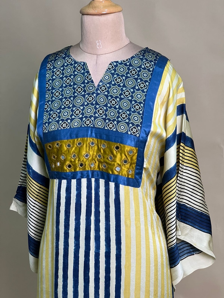 Box pattern modal kaftans 4803