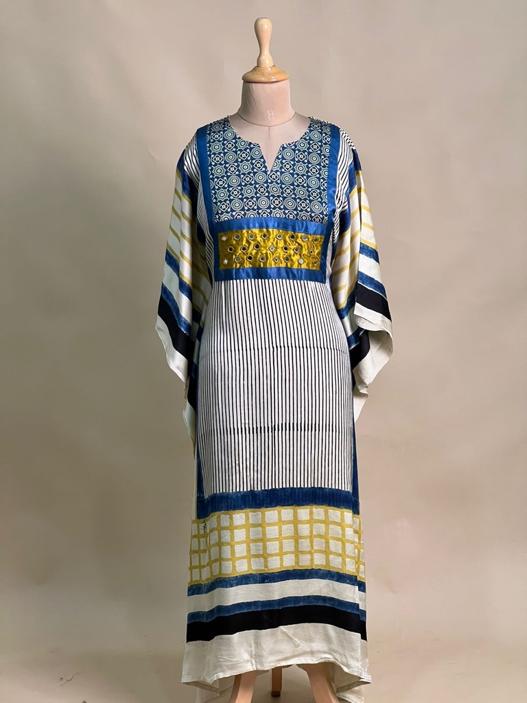 Box pattern modal kaftans 4803