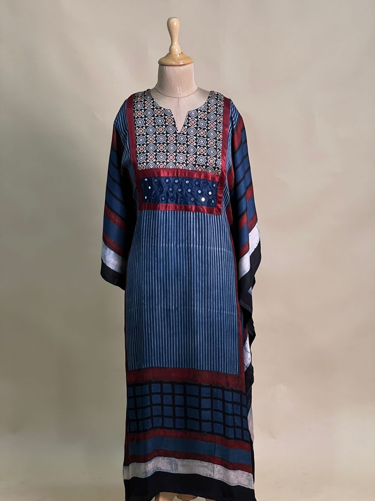 Box pattern modal kaftans 4803