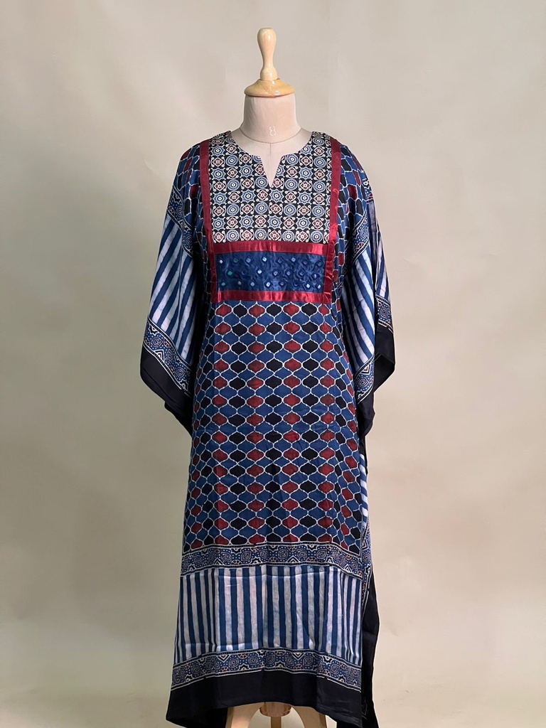Box pattern modal kaftans 4803