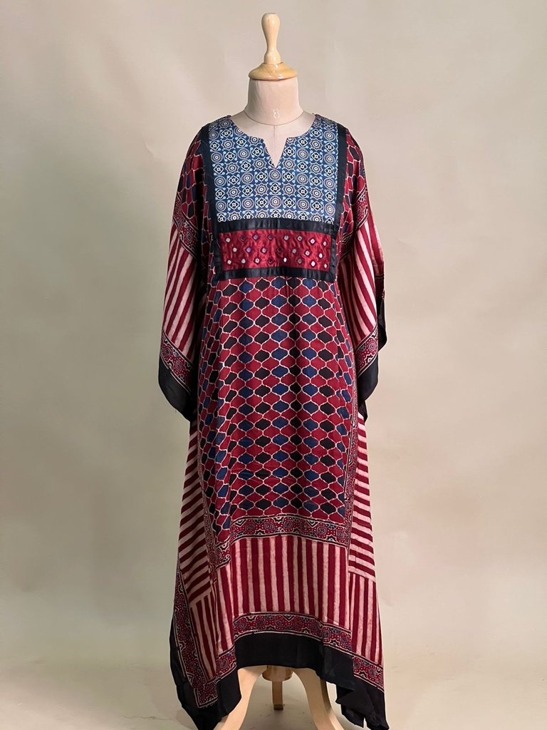 Box pattern modal kaftans 4803