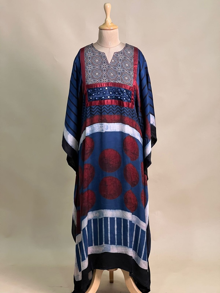 Box pattern modal kaftans 4803