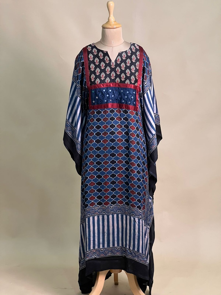 Box pattern modal kaftans 4803