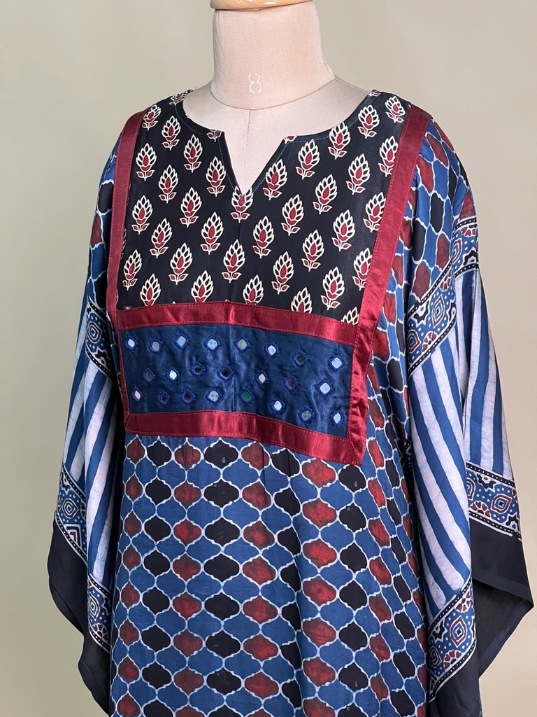 Box pattern modal kaftans 4803