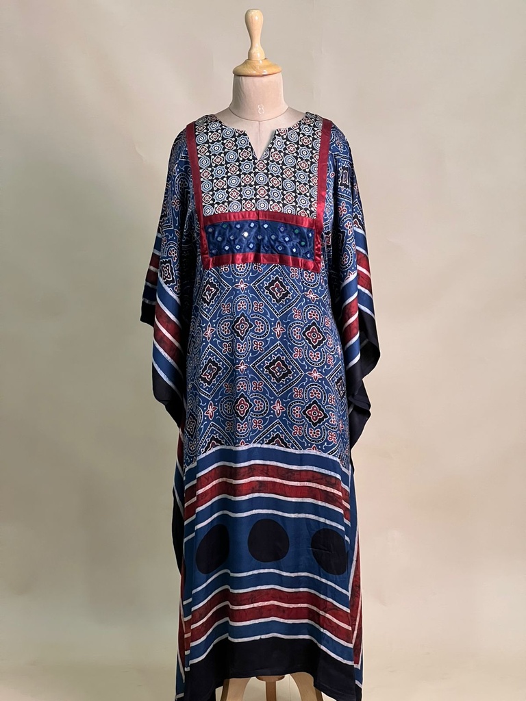 Box pattern modal kaftans 4803