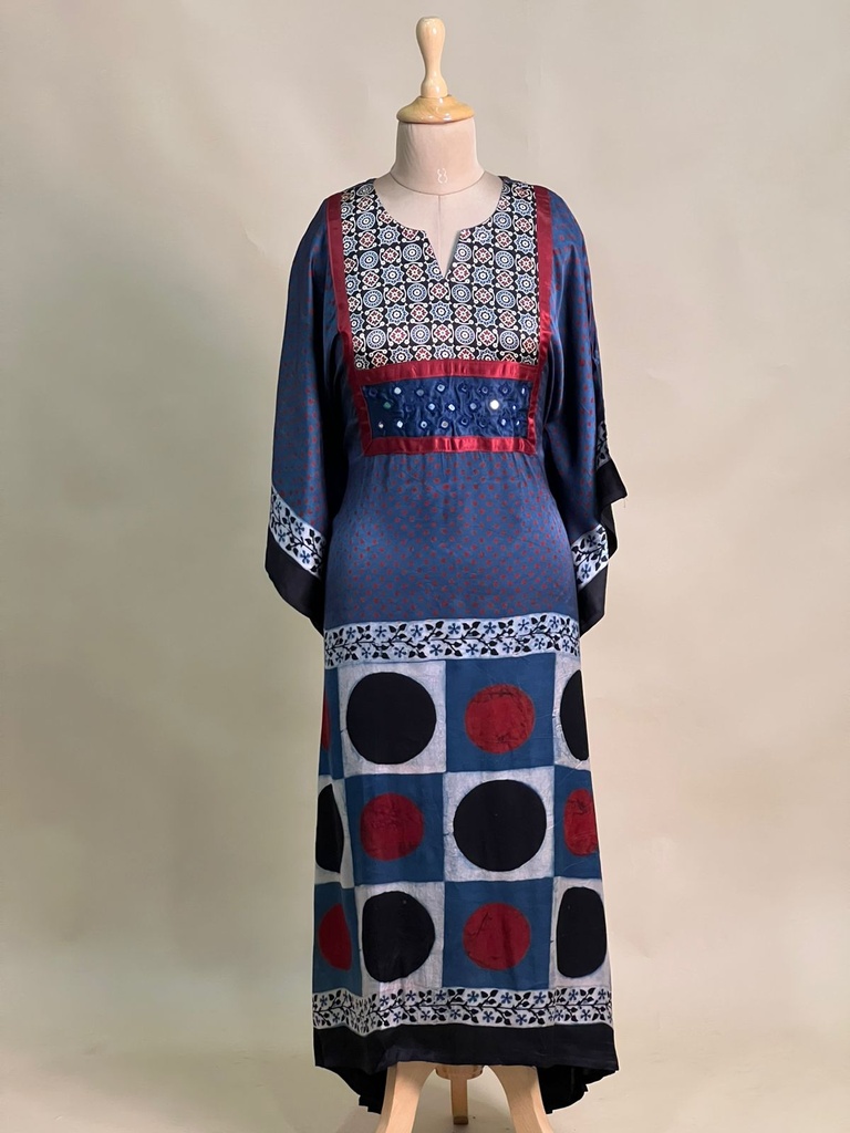 Box pattern modal kaftans 4803