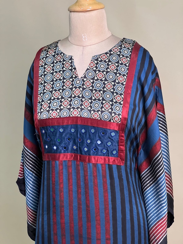 Box pattern modal kaftans 4803
