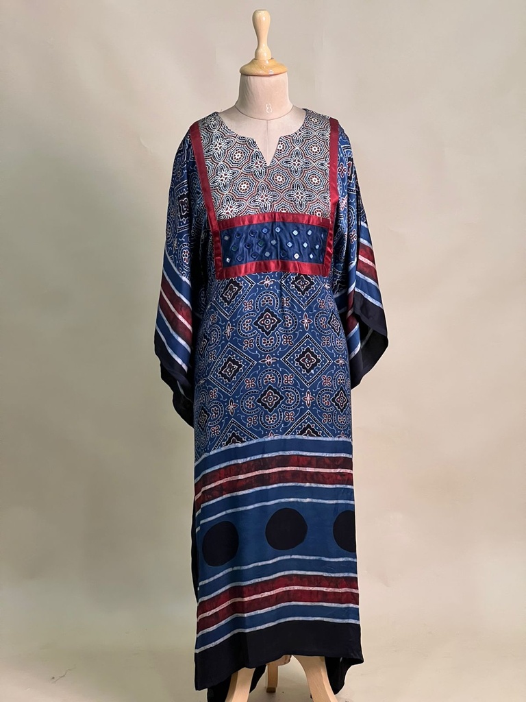 Box pattern modal kaftans 4803