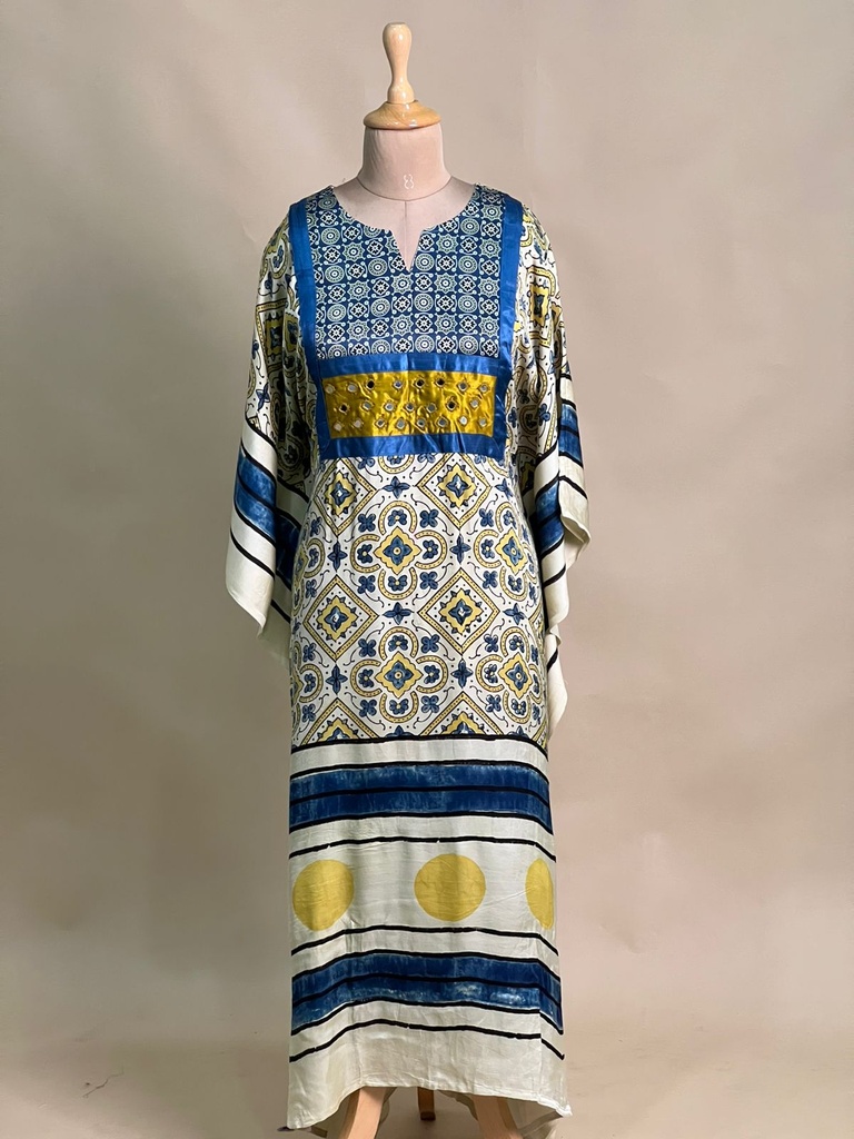 Box pattern modal kaftans 4803