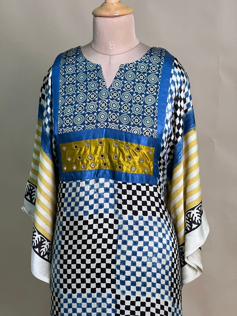 Box pattern modal kaftans 4803
