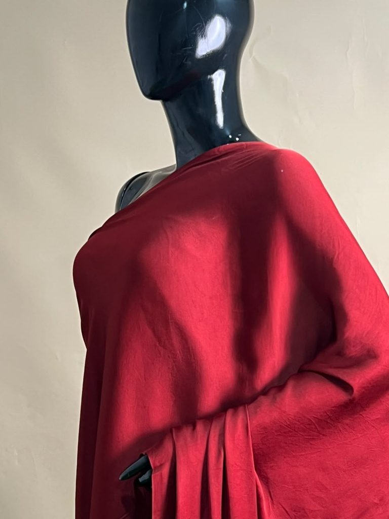 Premium Plain Modal Sarees 5020 MAROON