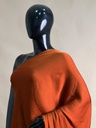 Premium Plain Modal Sarees 5020 RUST ORANGE