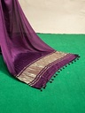 Premium Plain Modal Sarees 5020 WINE