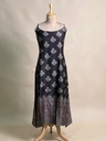 Ajrakh Mashru Silk Kurtis 5016 BLACK 1