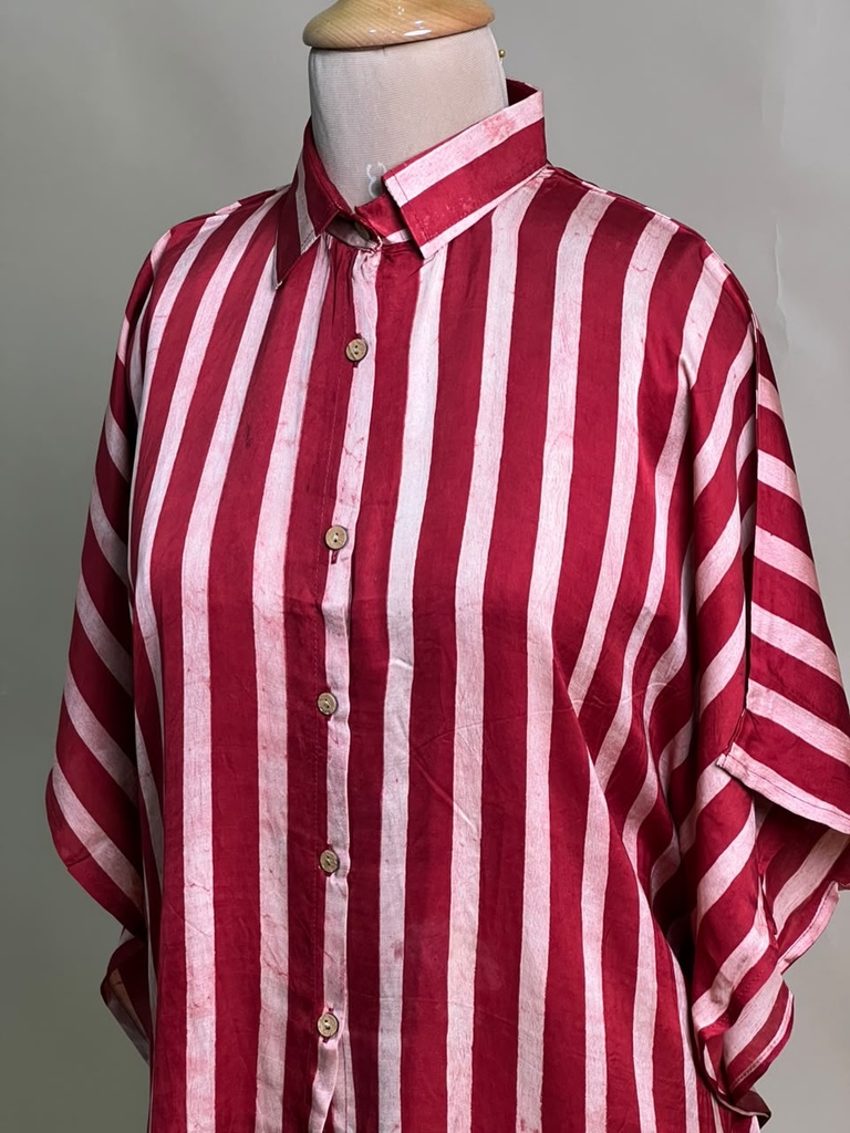 Ajrakh Modal Shirt Kaftans 5015 RED 5