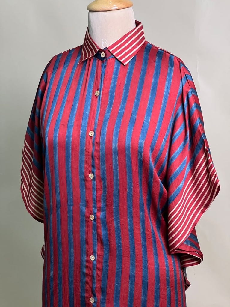 Ajrakh Modal Shirt Kaftans 5015 BLUE 12