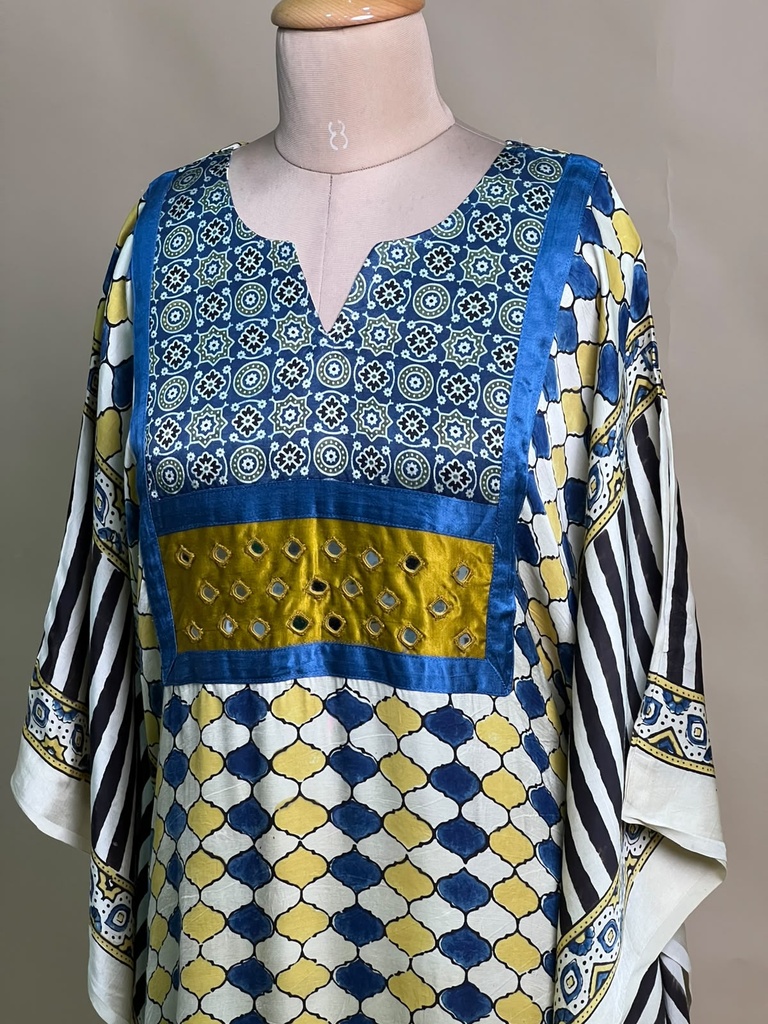 Box pattern modal kaftans 4803
