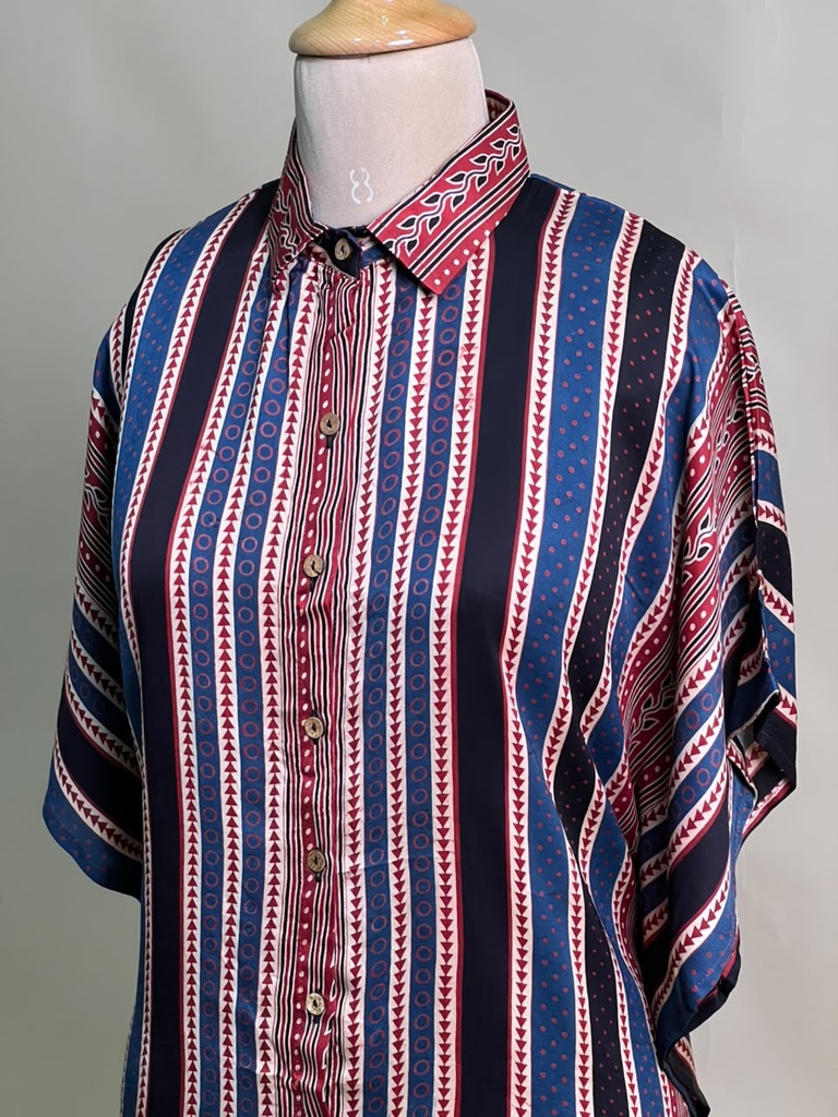Ajrakh Modal Shirt Kaftans 5015 BLACK 9