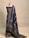 Ajrakh Dola Silk Suit Sets 5048 BLACK 1