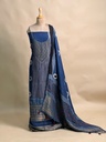 Ajrakh Dola Silk Suit Sets 5048 BLUE 5